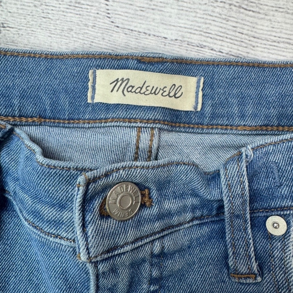 Madewell 10 High-Rise Skinny Crop Jeans Medium‎ Wash Blue Size 30 - Picture 6 of 12